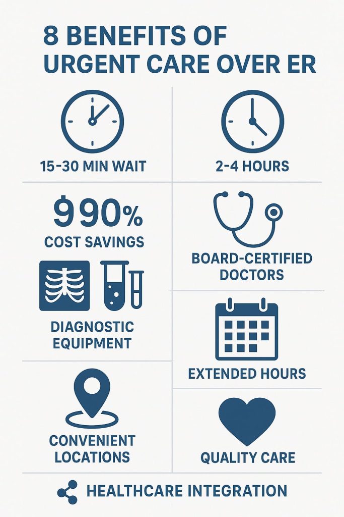 Benefits of Urgent Care Over Emergency Rooms