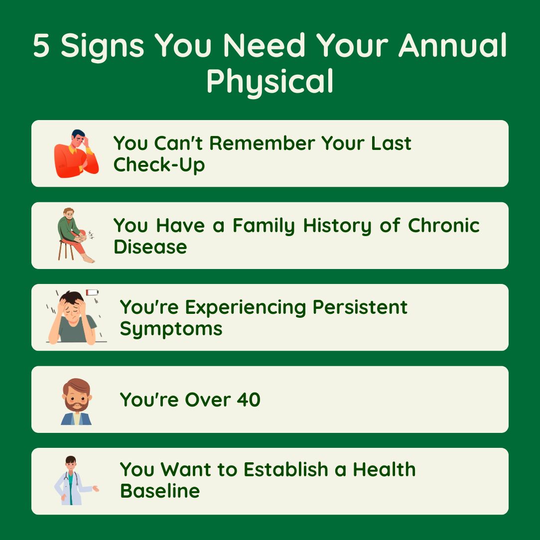 5 Signs You Need Your Annual Physical
